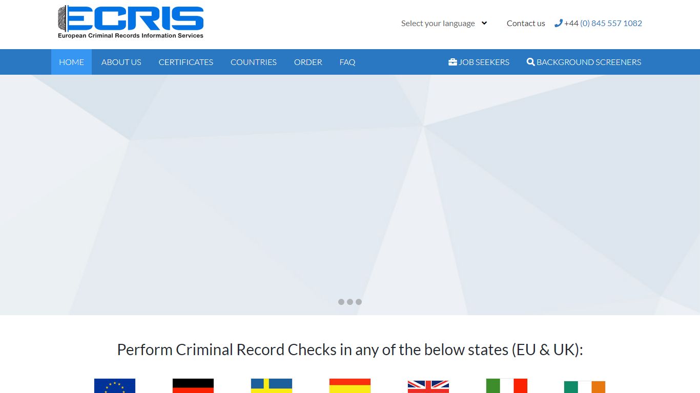 European Criminal Record Check - Now made easy!