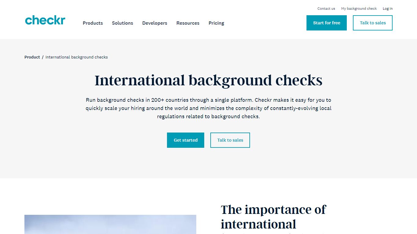 International Background Checks | Checkr